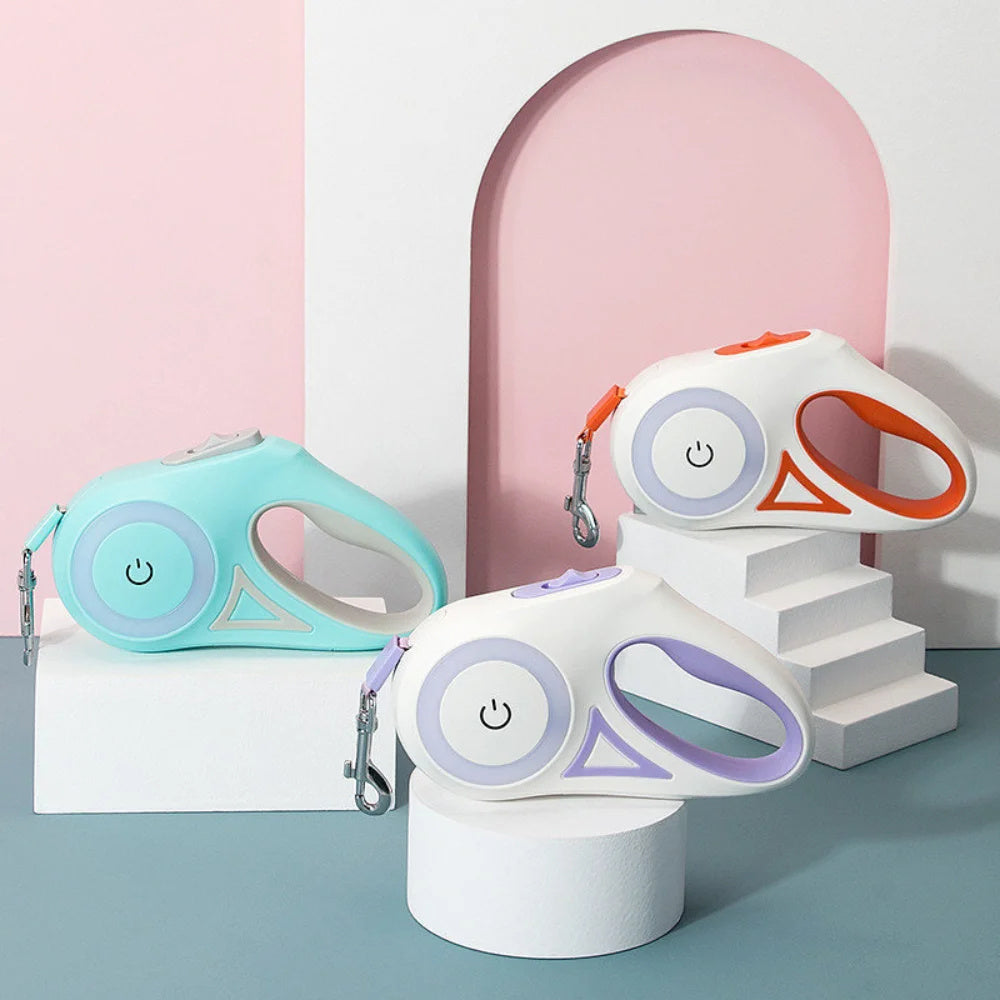 Retractable Dog Leash with LED Light - Ma boutique